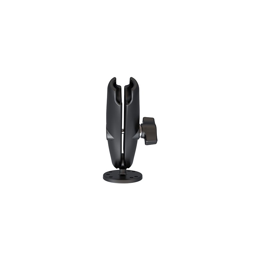 RAM Mounts Double Socket Arm with Round Plate – 2