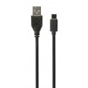 Gembird USB-A/USB-C, 1m USB cable USB 2.0 USB A USB C Black Gembird USB-A/USB-C, 1m USB cable USB 2.0 USB A USB C Black