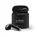 Savio TWS-02 austiņas un brīvroku komplekts Bezvadu Ausīs Zvani / mūzika Bluetooth Melns Savio TWS-02 austiņas un brīvroku komplekts Bezvadu Ausīs Zvani / mūzika Bluetooth Melns