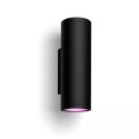 Philips Hue balta un krāsaina atmosfēras gaisma Appear āra sienas lampa Philips Hue balta un krāsaina atmosfēras gaisma Appear āra sienas lampa