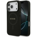 Guess Saffiano Classic Logo MagSafe kate Apple iPhone 17 Pro musta värviga Guess Saffiano Classic Logo MagSafe kate Apple iPhone 17 Pro musta värviga