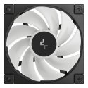 DeepCool FD12 ARGB-3 in 1 Kompiuterio korpusui Ventiliatorius 12 cm Juoda, Balta 3 vnt DeepCool FD12 ARGB-3 in 1 Kompiuterio korpusui Ventiliatorius 12 cm Juoda, Balta 3 vnt