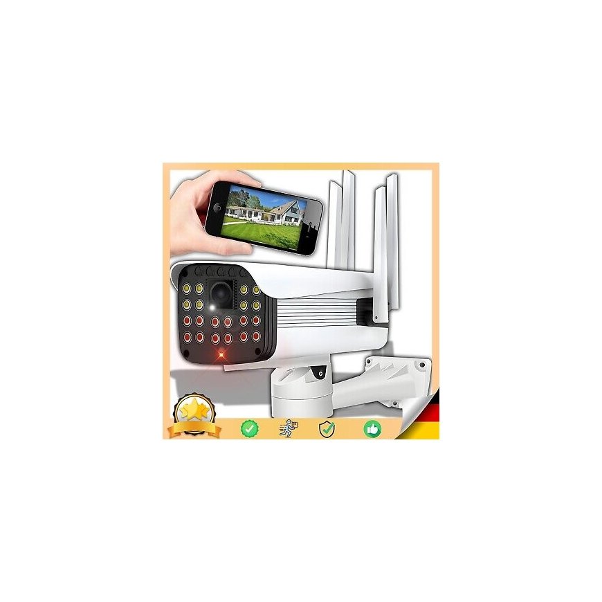 Retoo Wireless Outdoor Camera with Motion Detection Wi-Fi IP Full HD 20 LED – 2