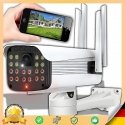Retoo Langaton ulkokamera liiketunnistimella Wi-Fi IP Full HD 20 LED
