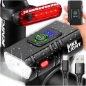 Retoo akumulatora velosipēda lampa priekšā aizmugurē 4 režīmi 4400 mAh - 2 gab. Retoo akumulatora velosipēda lampa priekšā aizmugurē 4 režīmi 4400 mAh - 2 gab.