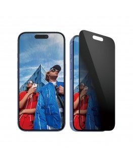 PanzerGlass ® Privacy Screen Protector iPhone 16 | 15 | Ultra-Wide Fit w. EasyAligner Caurspīdīgs ekrāna aizsargs Apple 1 pcs