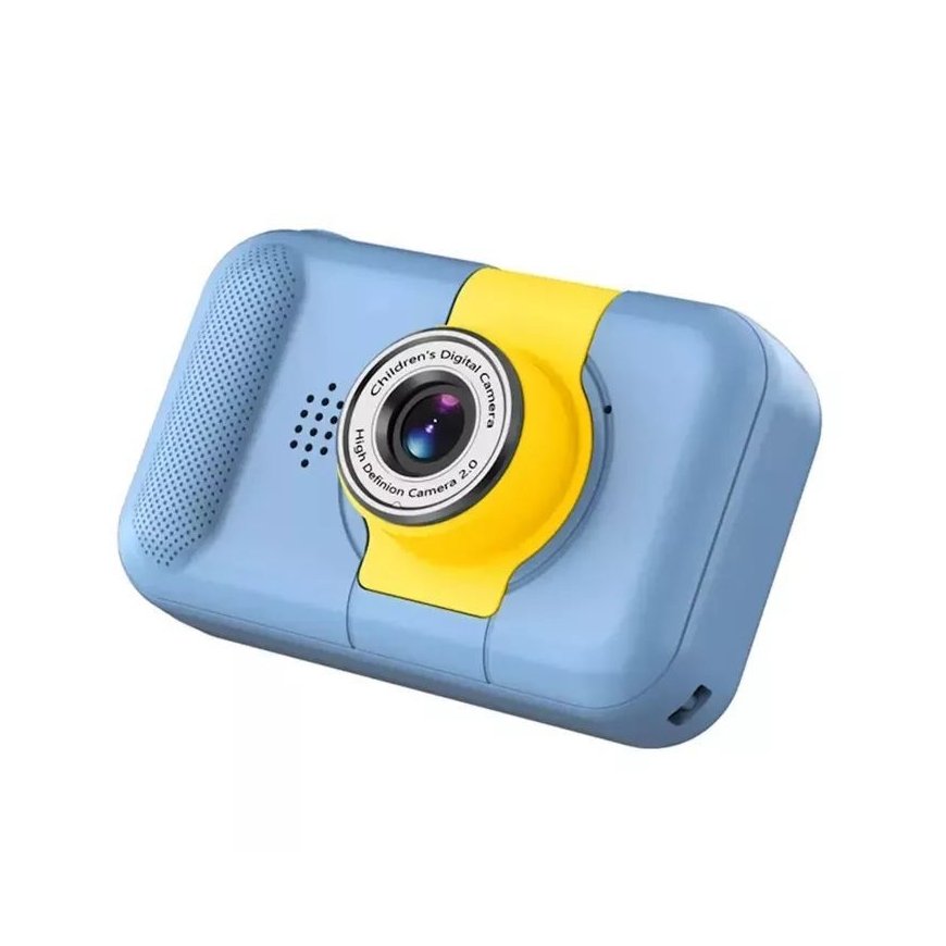 FL1 Bērnu HD 1080p Flip objektīva foto un video kamera ar MicroSD kartes slotu, 2 LCD krāsu ekrāni
