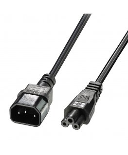 Lindy 2m C5 to C14 Mains Cable, lead free