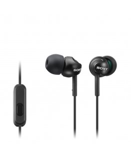 Sony MDR-EX110AP Austiņas Vadu Ausīs Zvani / mūzika Melns