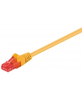 Goobay 68433 сетевой кабель Желтый 0,5 m Cat6 U/UTP (UTP)