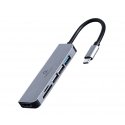 Gembird A-CM-COMBO6-02 knyginių kompiuterių dokas / jungčių replikatorius Vielinis USB 3.2 Gen 1 (3. Gembird A-CM-COMBO6-02 knyginių kompiuterių dokas / jungčių replikatorius Vielinis USB 3.2 Gen 1 (3.