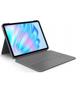 Logitech Combo Touch QWERTY Danų, Apdaila, Norvegija, Švedas Smart Connector Pilka