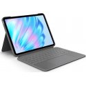 Logitech Combo Touch QWERTY Danish, Finnish, Norwegian, Swedish Smart Connector Grey