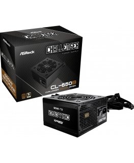 Asrock Challenger CL-650B barošanas avotu vienība 650 W 20+4 pin ATX ATX Melns