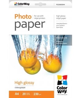 Colorway PG230020A4 fotopaber A4 Valge Läige
