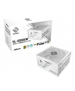 Asrock SL-1000GW Steel Legend блок питания 1000 W 20+4 pin ATX ATX Белый