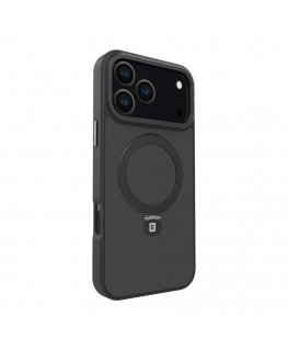 Чехол для Apple iPhone 17 Pro Max с MagSafe и подставкой, матовый черный
