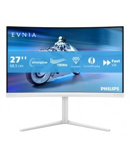 Philips Evnia 5000 27M2C5501/00 computer monitor 68.6 cm (27") 2560 x 1440 pixels Quad HD LCD White