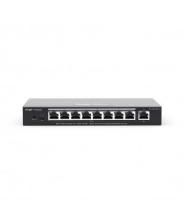 Ruijie Networks RG-ES209GC-P võrgulüliti Juhitav Gigabit Ethernet (10/100/1000) Power over Ethernet tugi Must