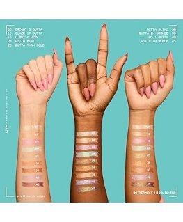 Nyx Professional Make Up BUTTERMELT HIGHLIGHTER pūderveida izgaismotājs 5-Bright & Butta 5 gr