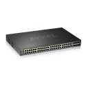 Zyxel GS2220-50HP-EU0101F сетевой коммутатор Управляемый L2 Gigabit Ethernet (10/100/1000) Питание п Zyxel GS2220-50HP-EU0101F сетевой коммутатор Управляемый L2 Gigabit Ethernet (10/100/1000) Питание п