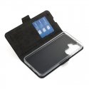 Wave Book Case suojakuori, Samsung Galaxy A17 5G / Samsung Galaxy A17 4G, juodas