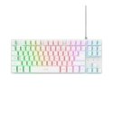 Klaviatūra USB GXT 833W THADO/TKL ENG Baltas 25894 TRUST