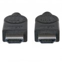 Manhattan 323215 HDMI-kaapeli 2 m HDMI-tyyppi A (vakio) musta
