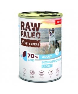 VetExpert Raw Paleo Tursk/Heering Valge Täiskasvanud Konserv 400g