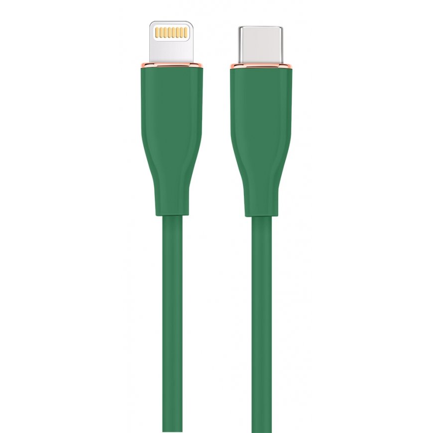 Gembird CC-USB2S-CM8PM-1.5M-G lightning cable Green