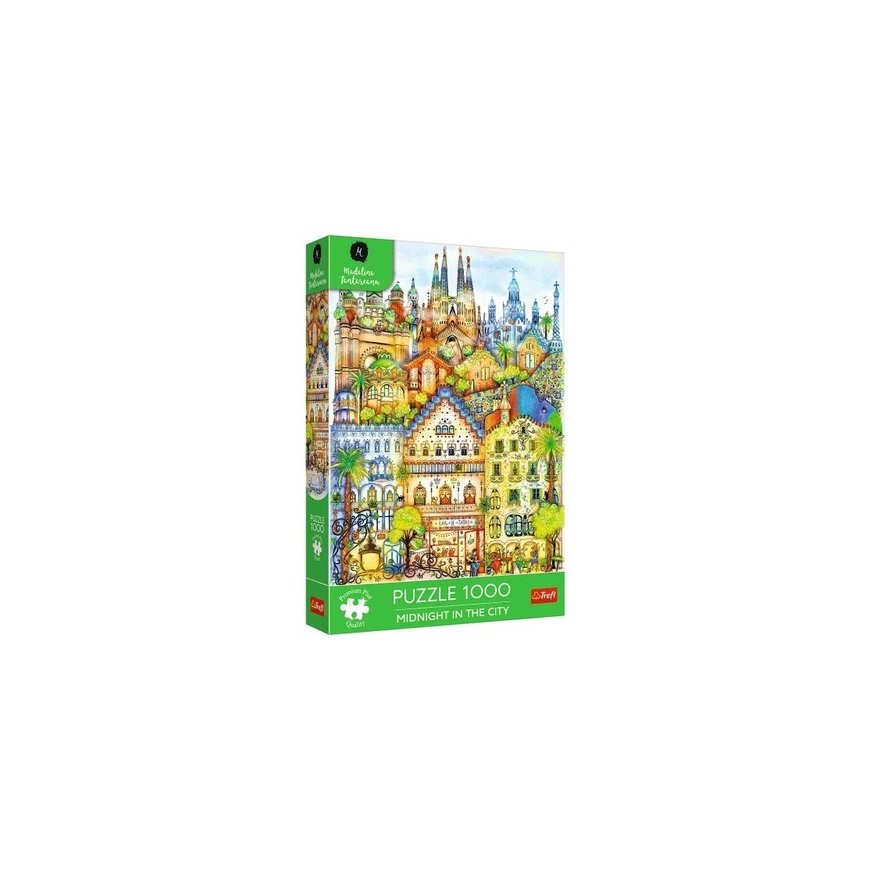 Trefl PUZZLE 1000 PremPlus Vidusnakts Romā 12072 – 2