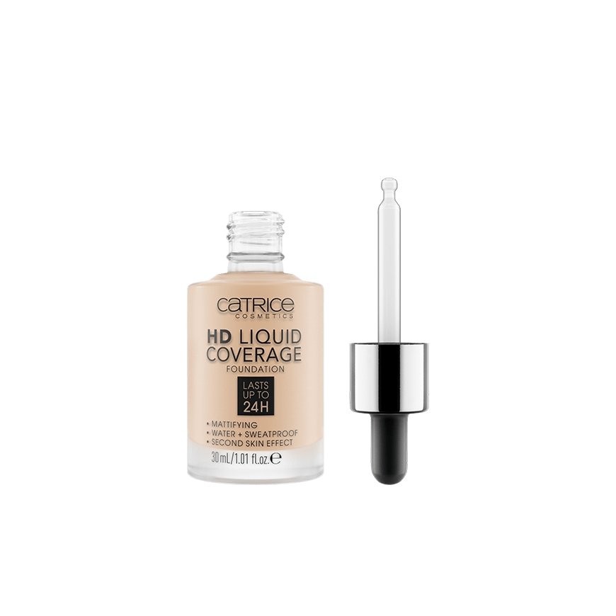 CATRICE HD Liquid Coverage 30 ml Dropper bottle 010 Light Beige – 2