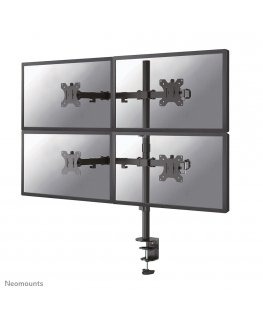 Neomounts FPMA-D550D4BLACK monitoriaus laikiklis arba stovas 81,3 cm (32") Stalas Juoda