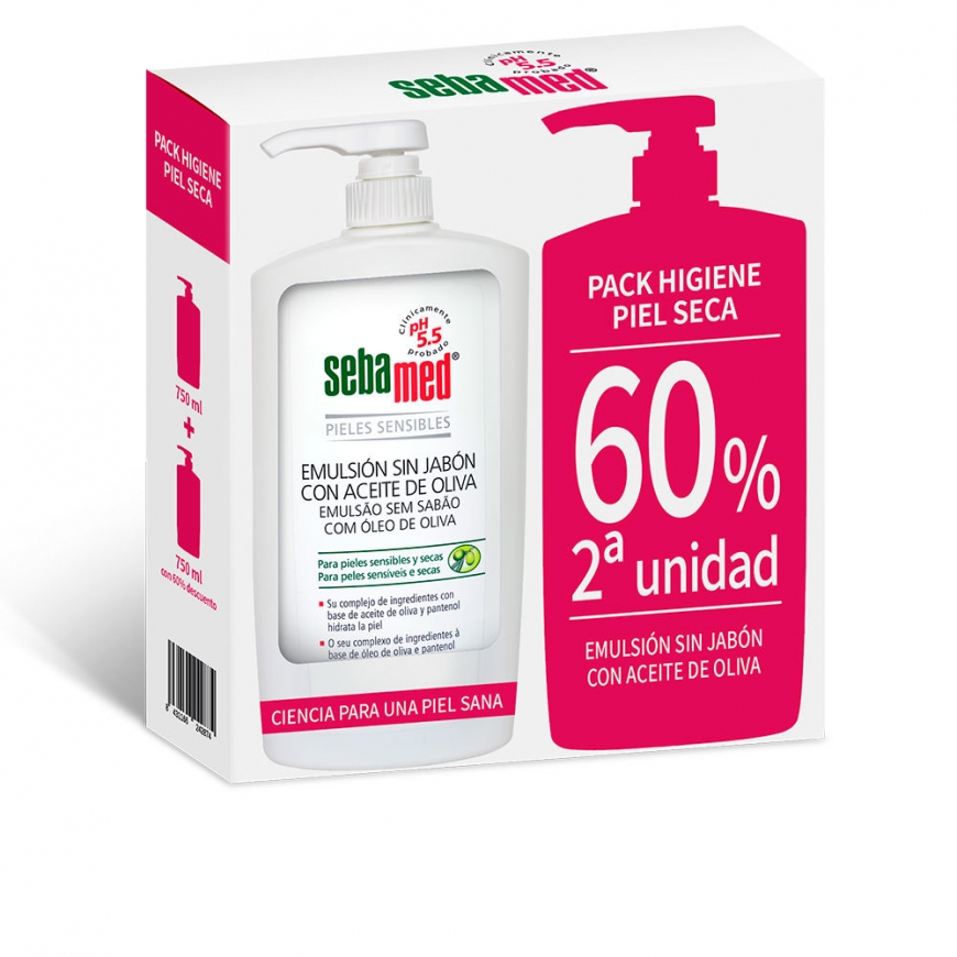 Sebamed Emulsion without soap with olive oil, 750 ml Duo – 2
