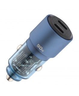 Qualo QTLS-AC-A-90 Car charger 2x USB-C / 90W
