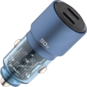Qualo QTLS-AC-A-90 automašīnas lādētājs 2x USB-C / 90W Qualo QTLS-AC-A-90 automašīnas lādētājs 2x USB-C / 90W