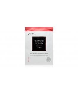 Korika FermentBeauty Vīna pretnovecošanās sejas masku komplekts 5 × 20 g
