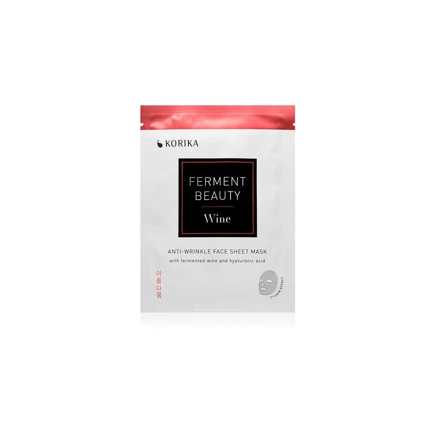 Korika FermentBeauty Wine anti-aging sheet mask set 5 × 20 g – 2