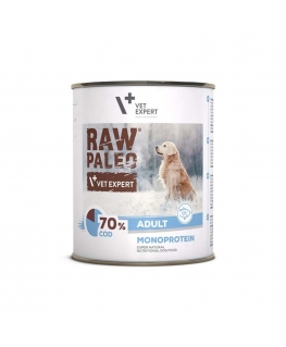 VetExpert Raw Paleo Dorss/Kood Valge Täiskasvanu Konserv 800g