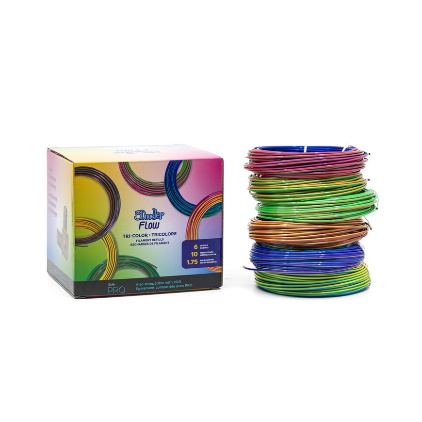 3Doodler FLOW-TRIFILLS 3D printēšanas materiāls Polipienskābe