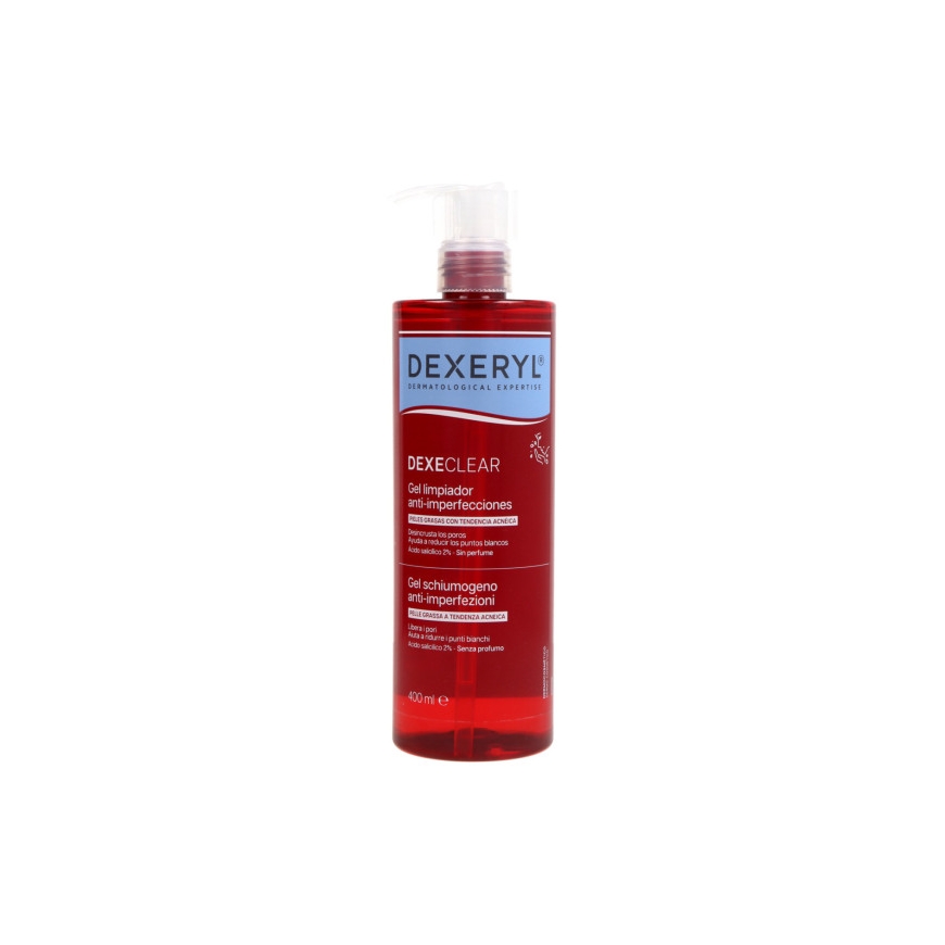 Dexeryl DEXECLEAR Aknevastane Puhastusgeel 400 ml