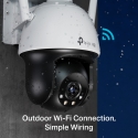 TP-Link VIGI 4MP Outdoor Full-Color Wi-Fi Pan Tilt Network Camera TP-Link VIGI 4MP Outdoor Full-Color Wi-Fi Pan Tilt Network Camera