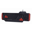Gembird GGS-UMG4-02 klaviatūra Pelė įskaityta Žaidimams USB QWERTY Anglų (JAV) Juoda