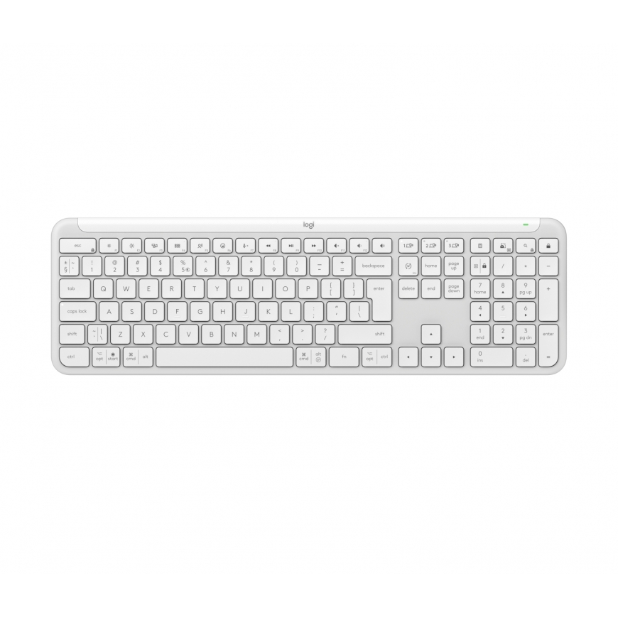 Logitech 920-012466 klaviatuur Kontor RF juhtmeta ühendus + Bluetooth QWERTY US rahvusvaheline Valge – 3