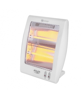 Adler AD 7709 Indoor White 800 W Quartz electric space heater