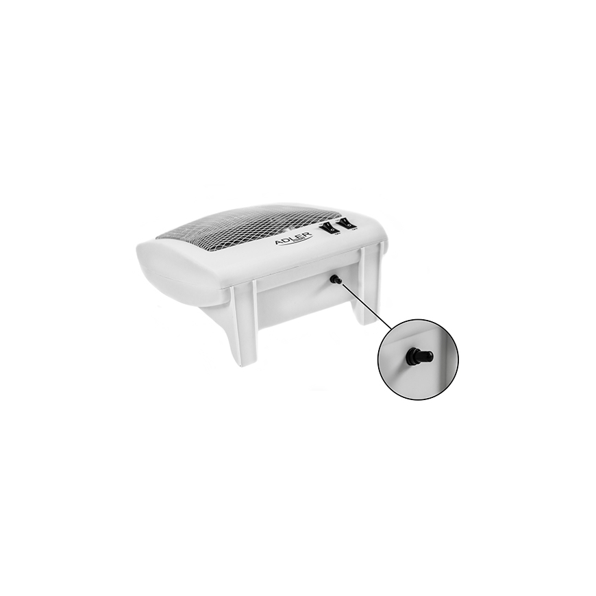 Adler AD 7709 Sisätila Valkoinen 800 W Kvartsilämmitin – 5