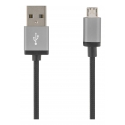 Deltaco MICRO-110F USB kabelis USB 2.0 1 m USB A Micro-USB B Juoda Deltaco MICRO-110F USB kabelis USB 2.0 1 m USB A Micro-USB B Juoda