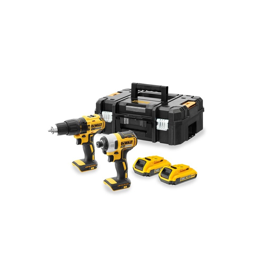 DeWALT DCK2060D2T-QW elektriskais skrūvgriezis un trieciena