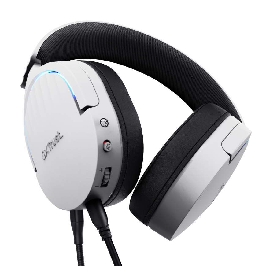 Trust GXT 490 FAYZO Headset Wired Head-band Motorcycle USB Type-A Black, White – 4