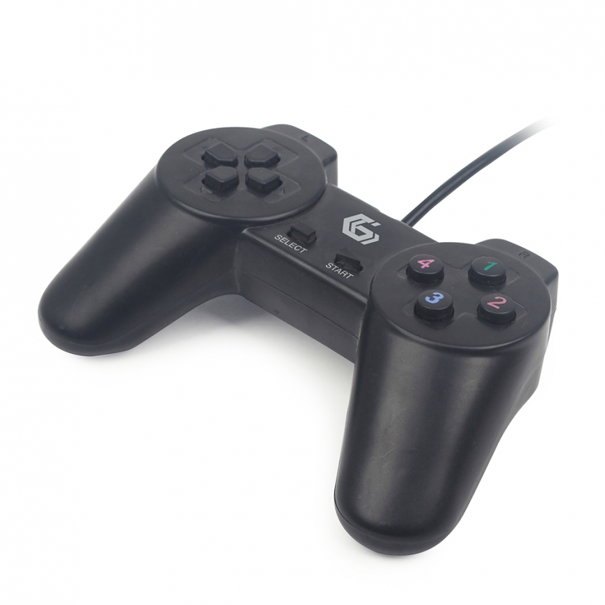 Gembird JPD-UB2-01 spēļu kontrolierīce Melns USB